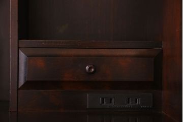 中古　北海道民芸家具　片袖ライティングビューロー(定価約28万8千円)