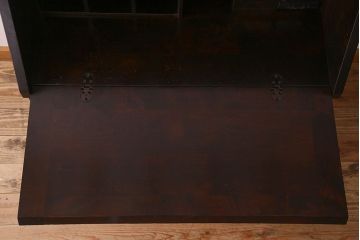 中古　北海道民芸家具　片袖ライティングビューロー(定価約28万8千円)