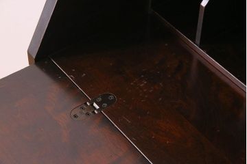 中古　北海道民芸家具　片袖ライティングビューロー(定価約28万8千円)