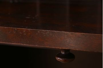 中古　北海道民芸家具　片袖ライティングビューロー(定価約28万8千円)