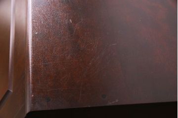 中古　北海道民芸家具　片袖ライティングビューロー(定価約28万8千円)