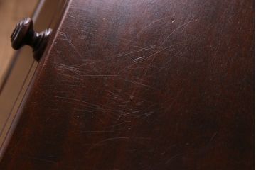 中古　北海道民芸家具　片袖ライティングビューロー(定価約28万8千円)