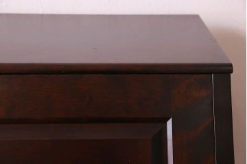 中古　北海道民芸家具　片袖ライティングビューロー(定価約28万8千円)