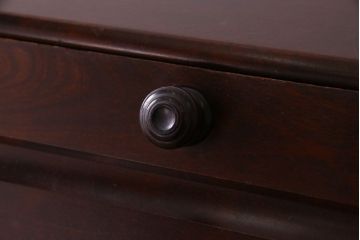 中古　北海道民芸家具　片袖ライティングビューロー(定価約28万8千円)