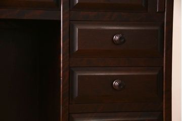 中古　北海道民芸家具　片袖ライティングビューロー(定価約28万8千円)