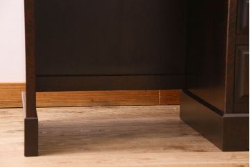 中古　北海道民芸家具　片袖ライティングビューロー(定価約28万8千円)