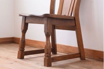 中古　ダッチカントリースタイル　オランダ　ダイニングチェア(1)
