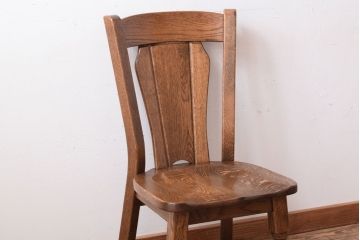 中古　ダッチカントリースタイル　オランダ　ダイニングチェア(2)