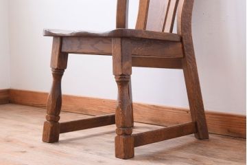 中古　ダッチカントリースタイル　オランダ　ダイニングチェア(2)