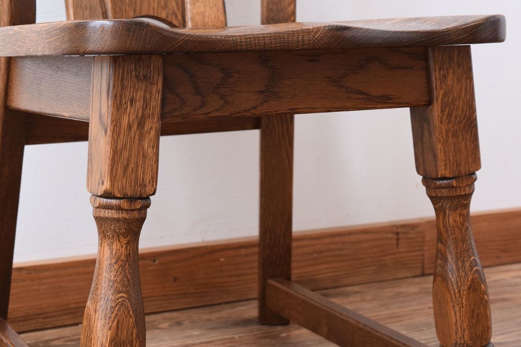 中古　ダッチカントリースタイル　オランダ　ダイニングチェア(2)