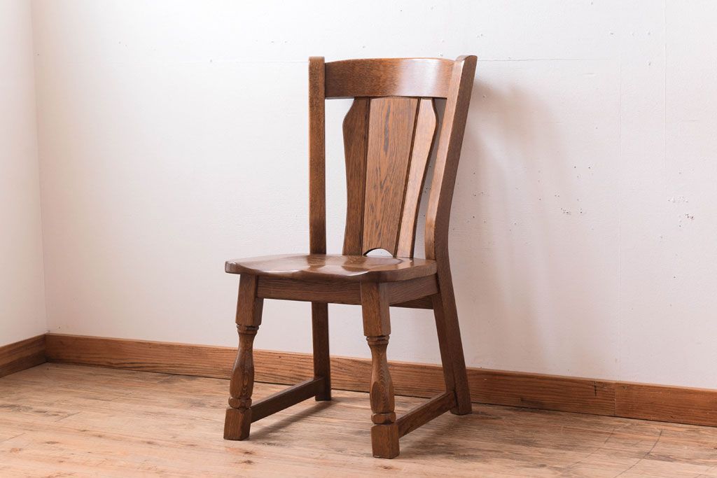 中古　ダッチカントリースタイル　オランダ　ダイニングチェア(3)