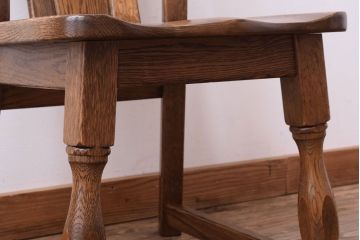 中古　ダッチカントリースタイル　オランダ　ダイニングチェア(3)