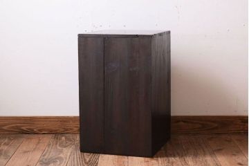 レトロ家具　昭和レトロ　古い木製のアンティーク5杯小引き出し(2)