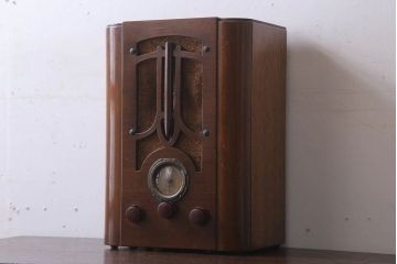 アンティーク雑貨　昭和レトロ　ナナオラ　65型　古い真空管ラジオ