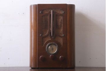 アンティーク雑貨　昭和レトロ　ナナオラ　65型　古い真空管ラジオ