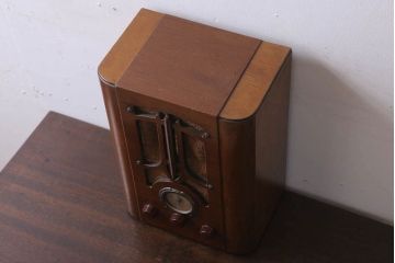 アンティーク雑貨　昭和レトロ　ナナオラ　65型　古い真空管ラジオ