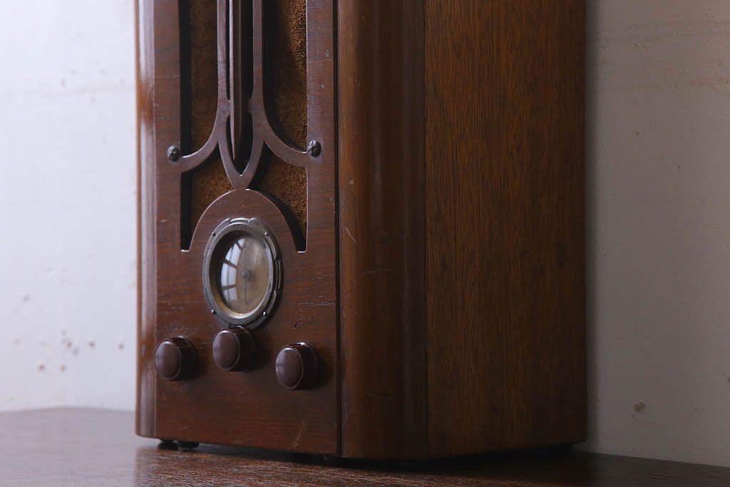アンティーク雑貨　昭和レトロ　ナナオラ　65型　古い真空管ラジオ
