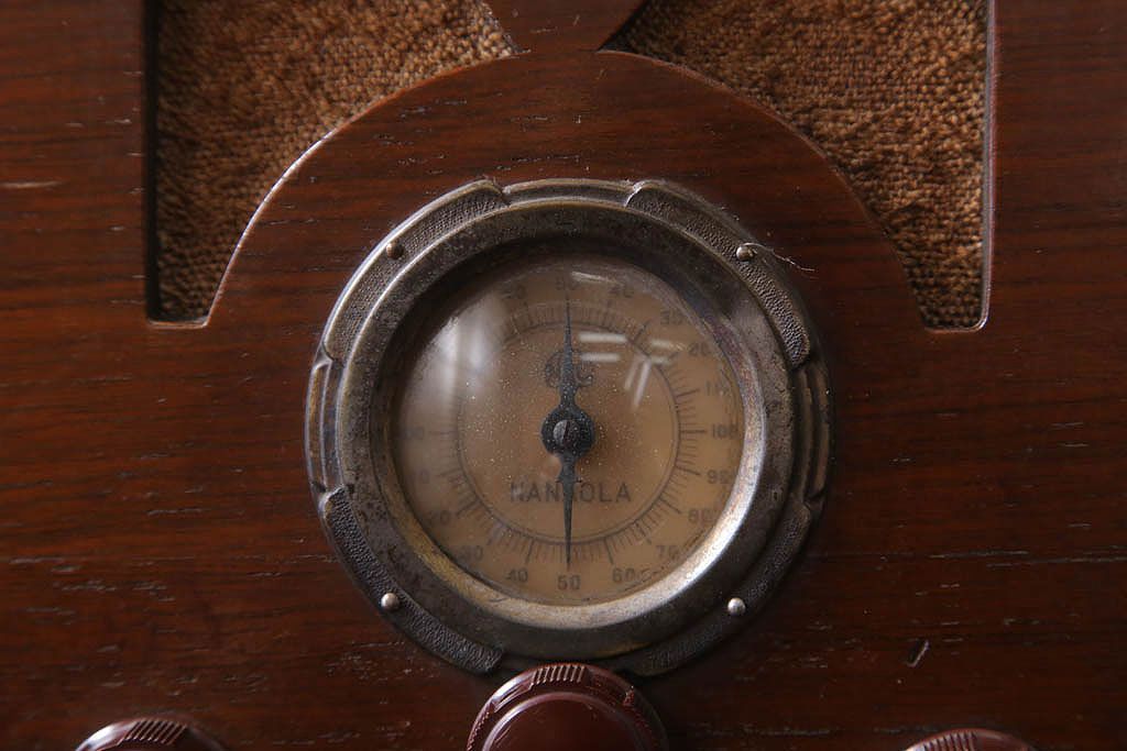 アンティーク雑貨　昭和レトロ　ナナオラ　65型　古い真空管ラジオ