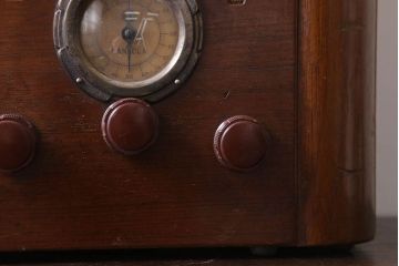アンティーク雑貨　昭和レトロ　ナナオラ　65型　古い真空管ラジオ