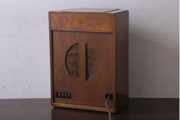 アンティーク雑貨　昭和レトロ　ナナオラ　65型　古い真空管ラジオ