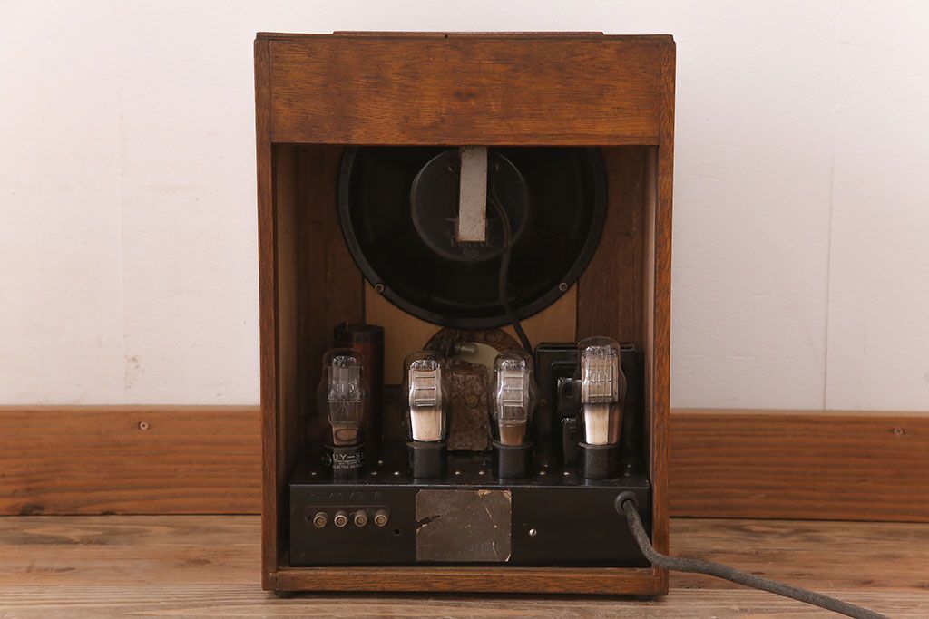 真空管ラジオ　ミカサラジオ　神戸　昭和レトロ　おしゃれ　インテリア　アンティーク 真空管ラジオ ミカサラジオ 神戸 昭和レトロ おしゃれ インテリア