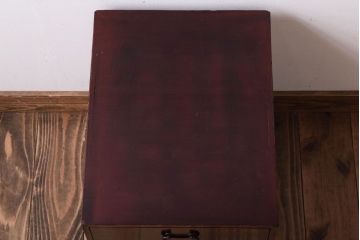 アンティーク家具　大正・昭和期　古い木製のアンティーク小引き出し