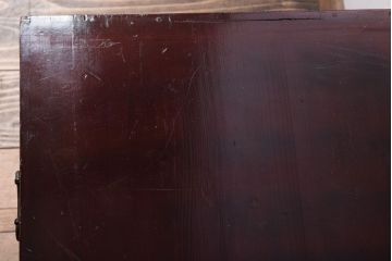 アンティーク家具　大正・昭和期　古い木製のアンティーク小引き出し