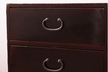 アンティーク家具　大正・昭和期　古い木製のアンティーク小引き出し