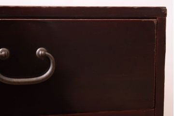 アンティーク家具　大正・昭和期　古い木製のアンティーク小引き出し