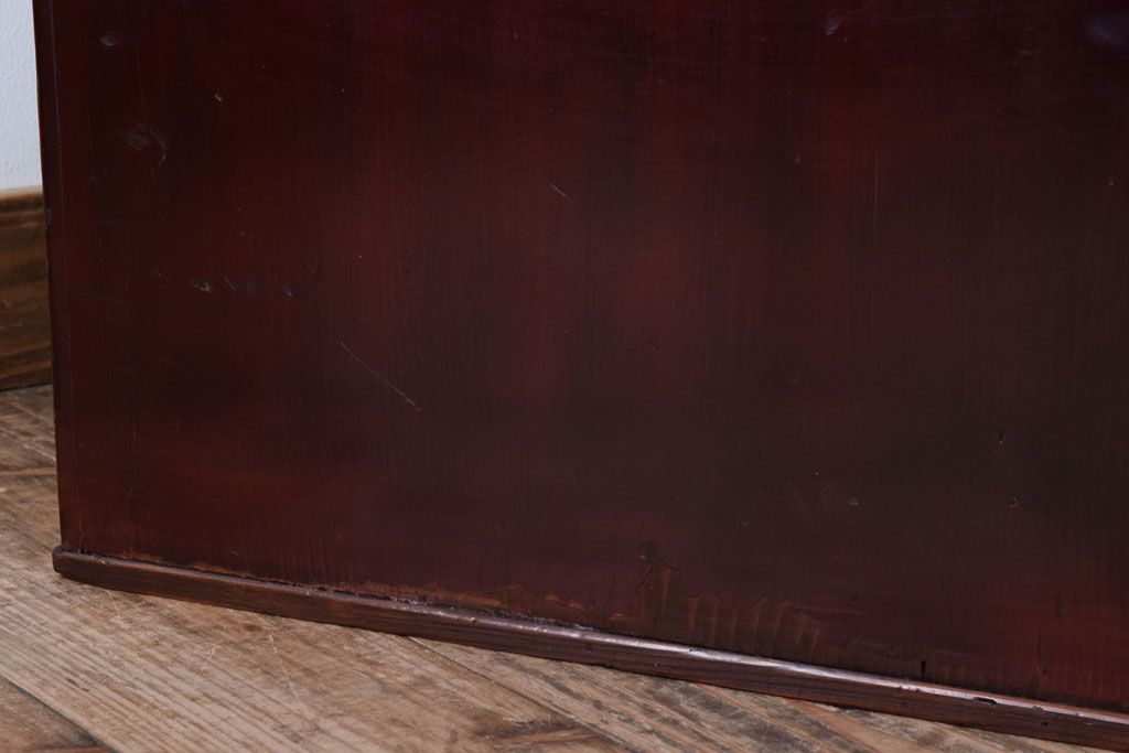 アンティーク家具　大正・昭和期　古い木製のアンティーク小引き出し