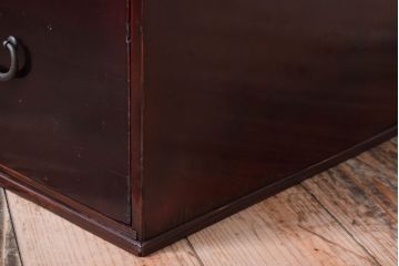 アンティーク家具　大正・昭和期　古い木製のアンティーク小引き出し