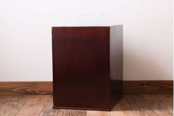アンティーク家具　大正・昭和期　古い木製のアンティーク小引き出し