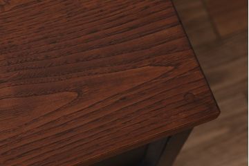 アンティーク家具　マットブラックペイント!おしゃれなローチェスト(ローボード)