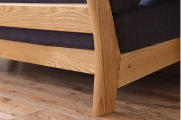 中古美品　ブランド家具　頑固おやじ(GANKO OYAJI)　シンプルでおしゃれなアームソファ(定価約23万円)