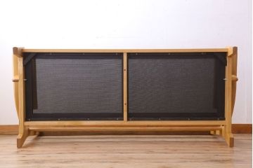 中古美品　ブランド家具　頑固おやじ(GANKO OYAJI)　シンプルでおしゃれなアームソファ(定価約23万円)