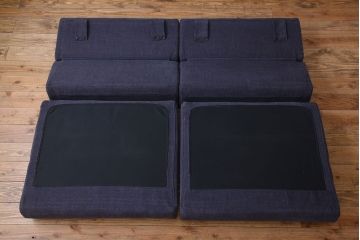 中古美品　ブランド家具　頑固おやじ(GANKO OYAJI)　シンプルでおしゃれなアームソファ(定価約23万円)