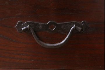 アンティーク家具　六尺　古民具・骨董　極太框の収納箪笥サイドボード(水屋箪笥・ローボード)