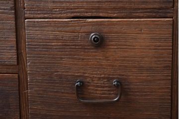 アンティーク家具　古民具・骨董　古い桐材製のアンティーク小引き出し(小箪笥)