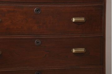 アンティーク家具　古い木製のシンプルなアンティークチェスト(衣装箪笥)