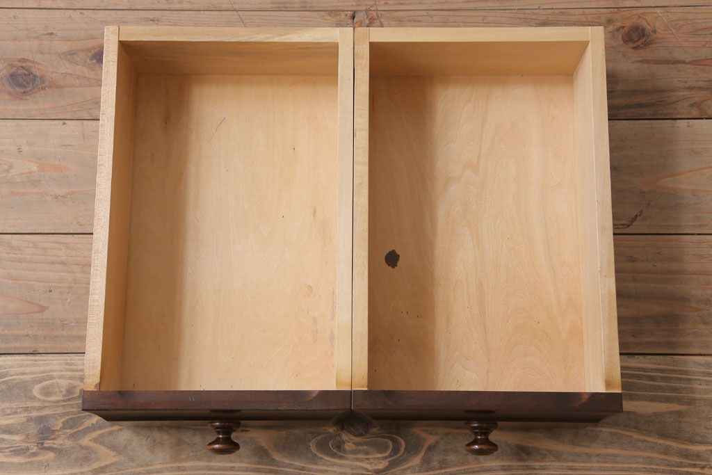 中古　北海道民芸家具　サイドボード(引き戸)(定価約29万円)