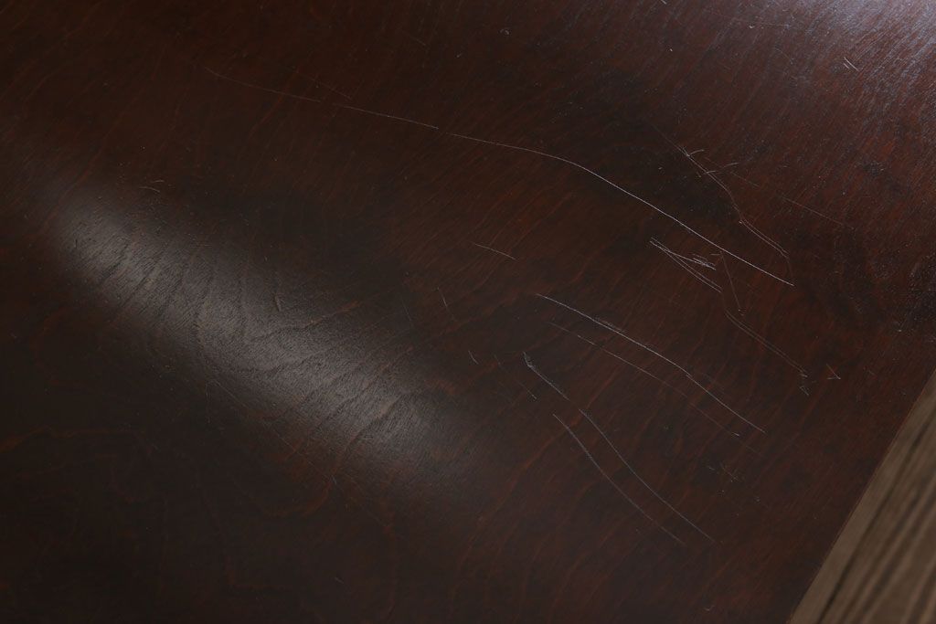 中古　北海道民芸家具　サイドボード(引き戸)(定価約29万円)