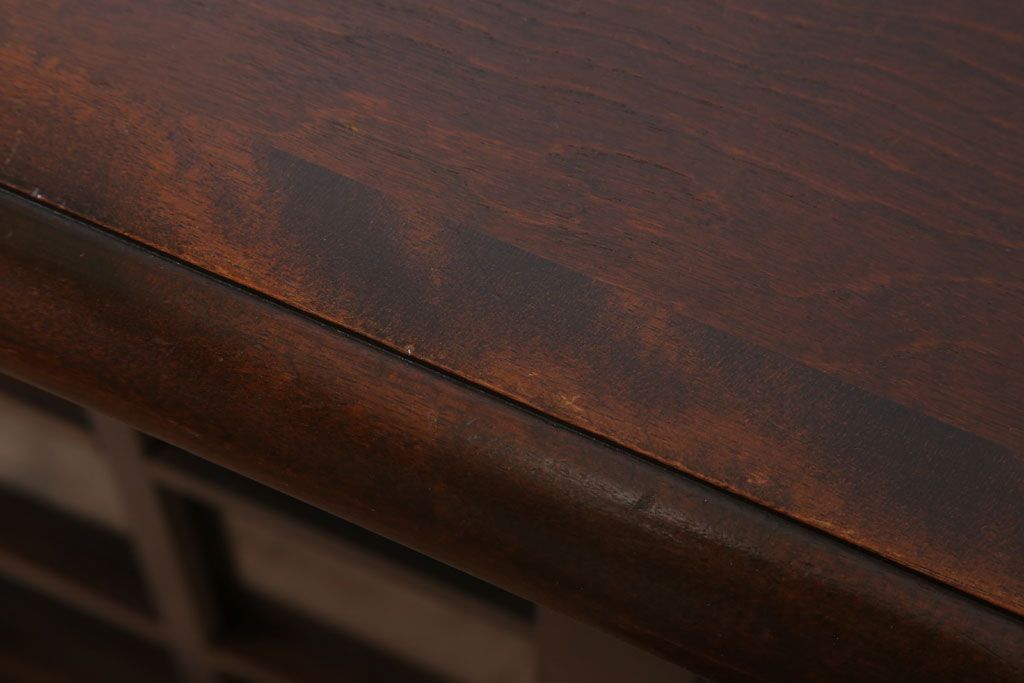 中古　北海道民芸家具　サイドボード(引き戸)(定価約29万円)