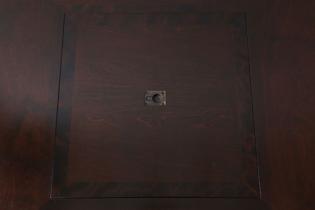 中古　北海道民芸家具　座炉付テーブル(定価約34万円)