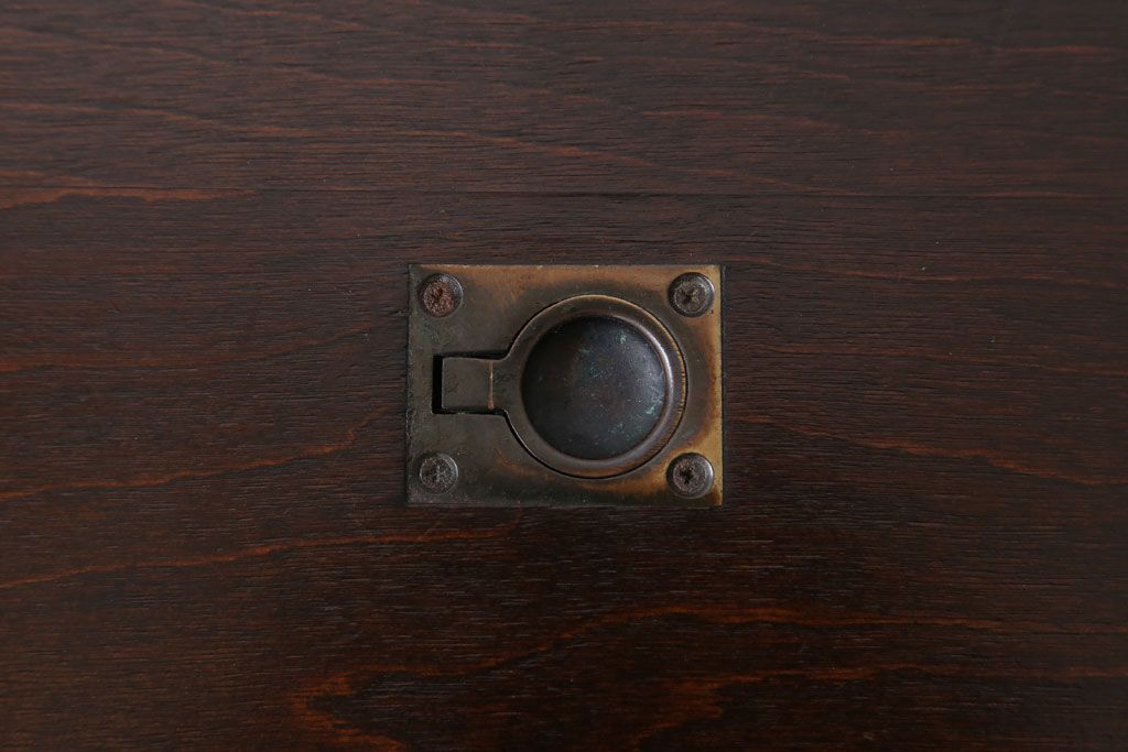 中古　北海道民芸家具　座炉付テーブル(定価約34万円)