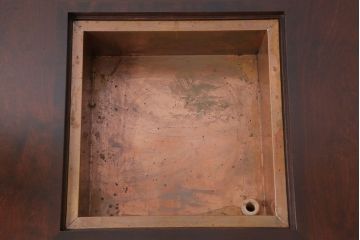 中古　北海道民芸家具　座炉付テーブル(定価約34万円)