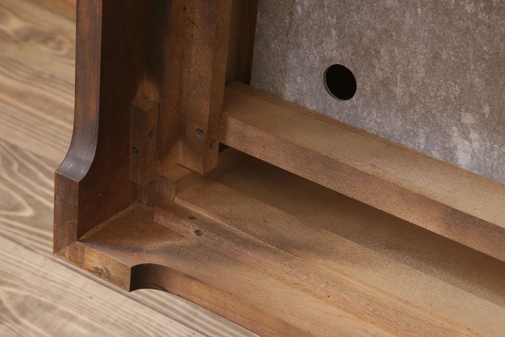 中古　北海道民芸家具　座炉付テーブル(定価約34万円)