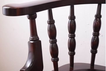 極美品　中古　松本民芸家具　大キャプテンチェア(桜・ラッカー)