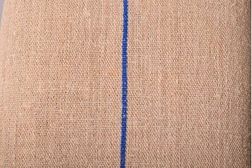 アンティーク家具　アンティークリネン座面!古い木製のクッション座面角スツール