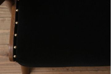 アンティーク家具　ナラ材製!おしゃれなデザインの3人掛けアームソファ