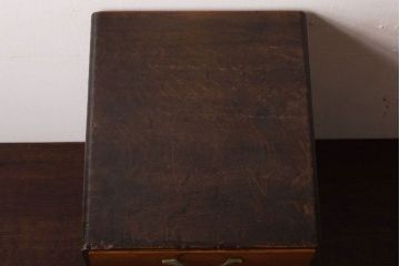 レトロ家具　昭和レトロ　古い木製のアンティーク5杯小引き出し(1)